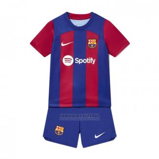 Camisola Barcelona 1º Crianca 2023-2024