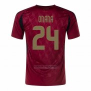 Camisola Belgica Jogador Onana 1º 2024
