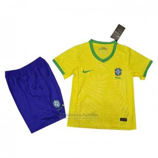 Camisola Brasil 1º Crianca 2023