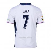 Camisola Inglaterra Jogador Saka 1º 2024