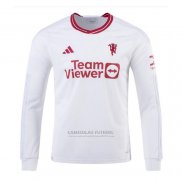 Camisola Manchester United 3º Manga Comprida 2023-2024