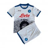 Camisola Naples Maradona Special Crianca 2021-2022 Branco