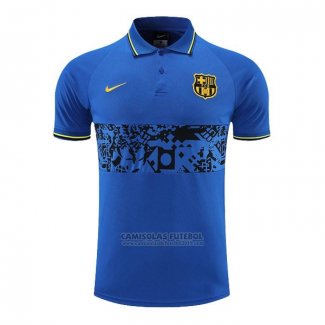 Camisola Polo del Barcelona 2022-2023 Azul