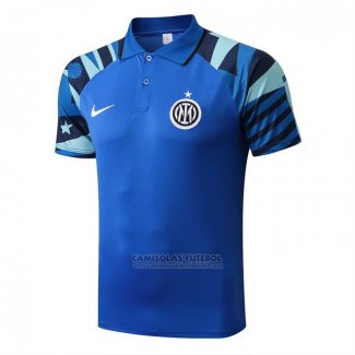 Camisola Polo del Inter de Milao 2022-2023 Azul