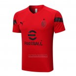 Camisola de Treinamento AC Milao 2022-2023 Vermelho