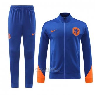 Jaqueta de Treinamento Holanda 2024-2025 Azul