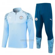 Sueter de Treinamento Manchester City 2023-2024 Azul