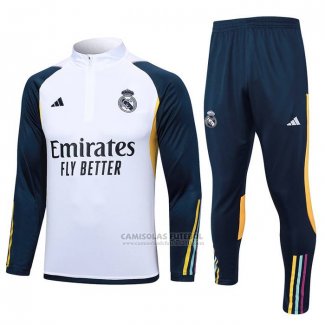 Sueter de Treinamento Real Madrid 2023-2024 Branco