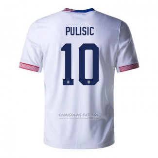 Camisola Estados Unidos Jogador Pulisic 1º 2024