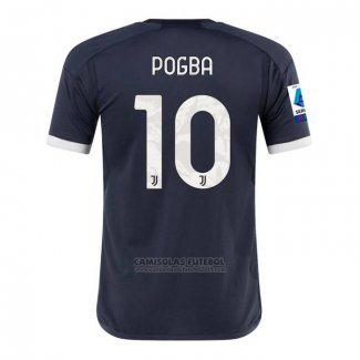 Camisola Juventus Jogador Pogba 3º 2023-2024