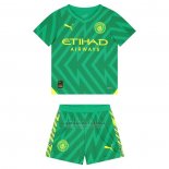 Camisola Manchester City Goleiro Crianca 2023-2024 Verde