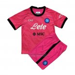 Camisola Naples Goleiro Crianca 2022-2023 Rosa
