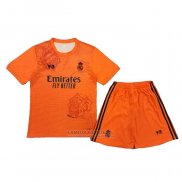 Camisola Real Madrid Y-3 Crianca 2024 Laranja