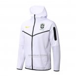 Jaqueta Hoodie Brasil 2022-2023 Branco