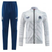 Jaqueta de Treinamento Olympique Marsella 2022-2023 Branco