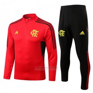 Sueter de Treinamento Flamengo 2022-2023 Vermelho