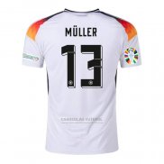 Camisola Alemanha Jogador Muller 1º 2024