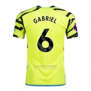 Camisola Arsenal Jogador Gabriel 2º 2023-2024