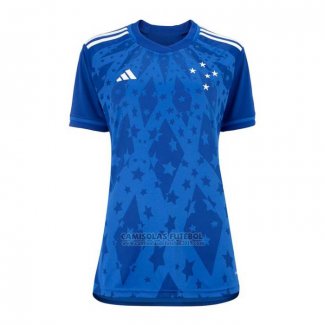 Camisola Cruzeiro 1º Mulher 2024