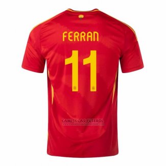 Camisola Espanha Jogador Ferran 1º 2024