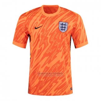 Camisola Inglaterra Goleiro 2024 Laranja