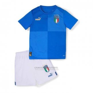 Camisola Italia 1º Crianca 2022