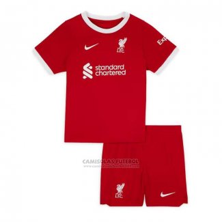 Camisola Liverpool 1º Crianca 2023-2024