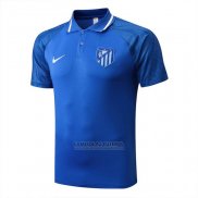 Camisola Polo del Atletico Madrid 2022-2023 Azul Oscuro