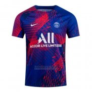 Camisola Pre Match del Paris Saint-Germain 2022 Azul Y Vermelho