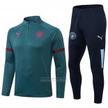 Sueter de Treinamento Manchester City 2021-2022 Verde