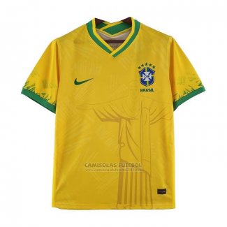 Tailandia Camisola Brasil Classic 2022 Amarelo