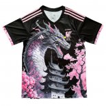 Tailandia Camisola Japao Dragon 2024-2025 Preto Y Rosa