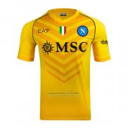 Tailandia Camisola Naples Goleiro 2023-2024 Amarelo