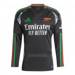 Camisola Arsenal 2º Manga Comprida 2024-2025