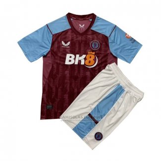 Camisola Aston Villa 1º Crianca 2023-2024