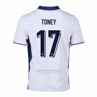 Camisola Inglaterra Jogador Toney 1º 2024