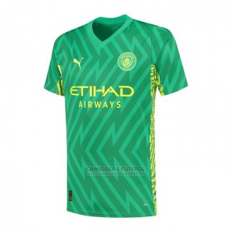 Camisola Manchester City Goleiro 2023-2024 Verde