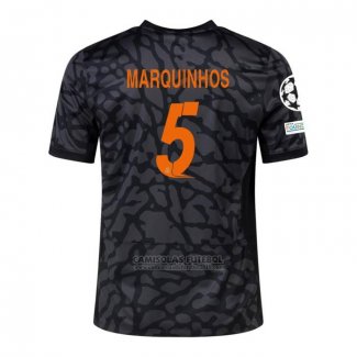 Camisola Paris Saint-Germain Jogador Marquinhos 3º 2023-2024