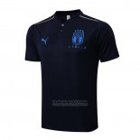 Camisola Polo Italia 2022-2023 Azul