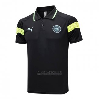 Camisola Polo del Manchester City 2023-2024 Preto