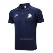 Camisola Polo del Olympique Marsella 2023-2024 Azul Oscuro