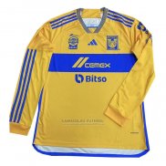 Camisola Tigres UANL 1º Manga Comprida 2023-2024