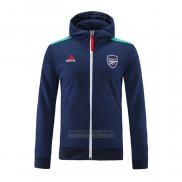 Jaqueta Hoodie Arsenal 2021-2022 Azul