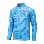 Jaqueta Manchester City 2022-2023 Azul Claro