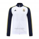 Jaqueta Real Madrid 2022-2023 Branco Y Azul