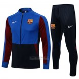Jaqueta de Treinamento Barcelona 2021-2022 Azul Y Vermelho