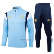 Sueter de Treinamento Manchester City 2023-2024 Azul Claro