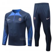 Sueter de Treinamento Paris Saint-Germain Crianca 2022-2023 Azul