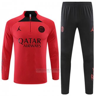 Sueter de Treinamento Paris Saint-Germain Jordan 2022-2023 Vermelho