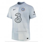 Tailandia Camisola Chelsea Goleiro 2021-2022 Cinza